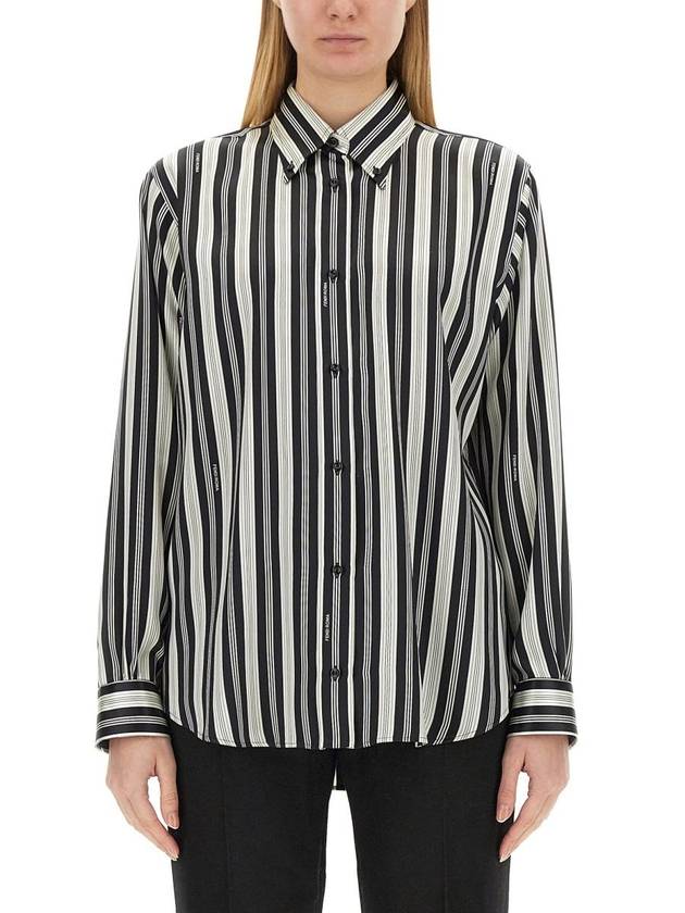 Luxury Fendi Shirt FS8143AXB0 F0GME BLACKWHITE