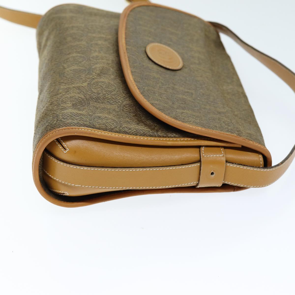 Luxury Gucci Trending 2025 Shoulder Bag Coated Canvas Beige Auth Bs14444