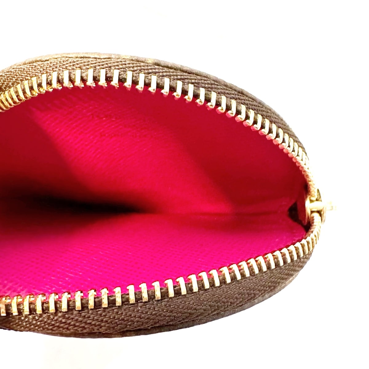 Louis Vuitton Porte Monnaie Rond  Canvas Wallet  ()
