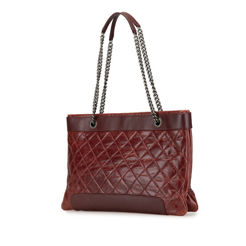 Chanel Matelasse Leather Chain Tote Bag