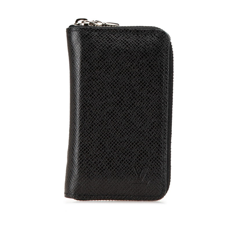 Louis Vuitton Taiga Zippy Coin Purse Black