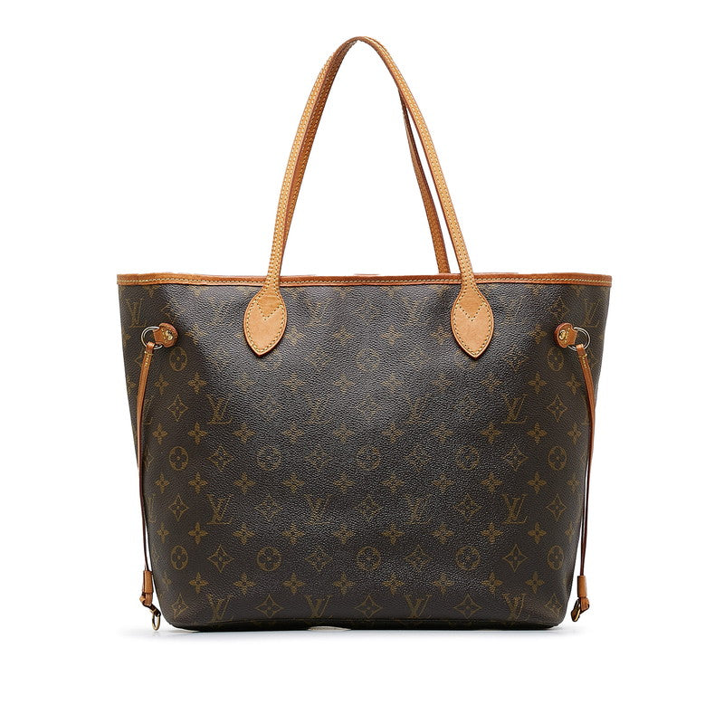 Louis Vuitton Monogram Neverfull MM Shoulder Bag Tote Bag M40156
