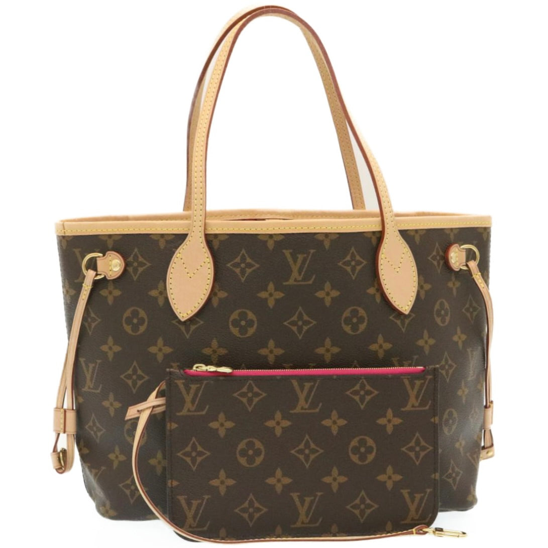 LOUIS VUITTON Monogram Neverfull PM Tote Bag M40155 LV am452bSA