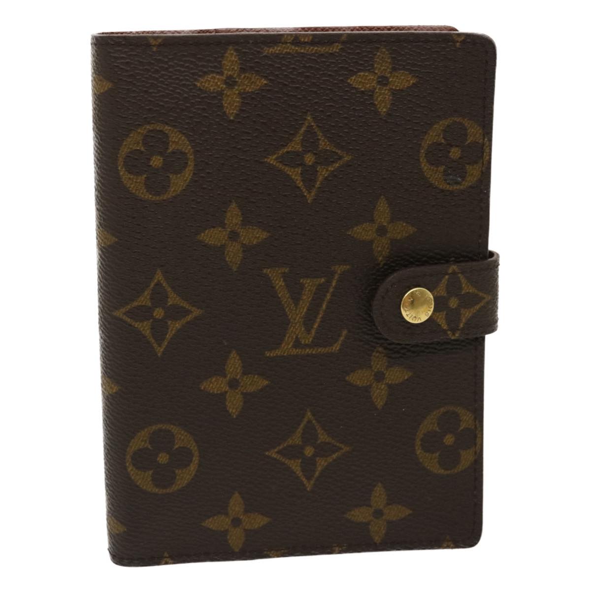 LOUIS VUITTON Monogram Agenda PM Day Planner Cover R20005 LV am470b