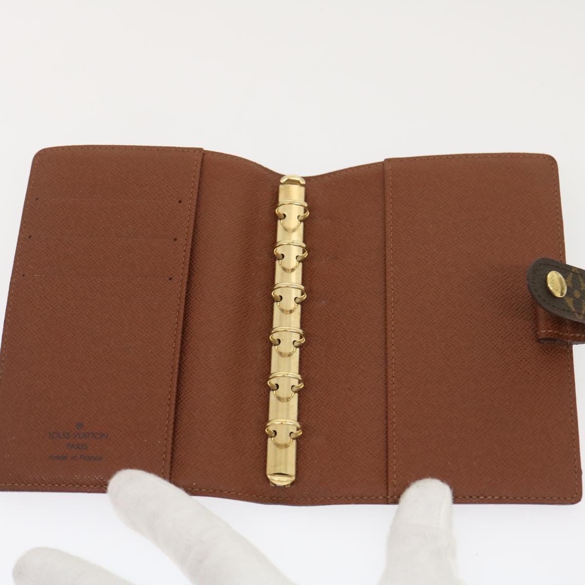 LOUIS VUITTON Monogram Agenda PM Day Planner Cover R20005 LV am470b