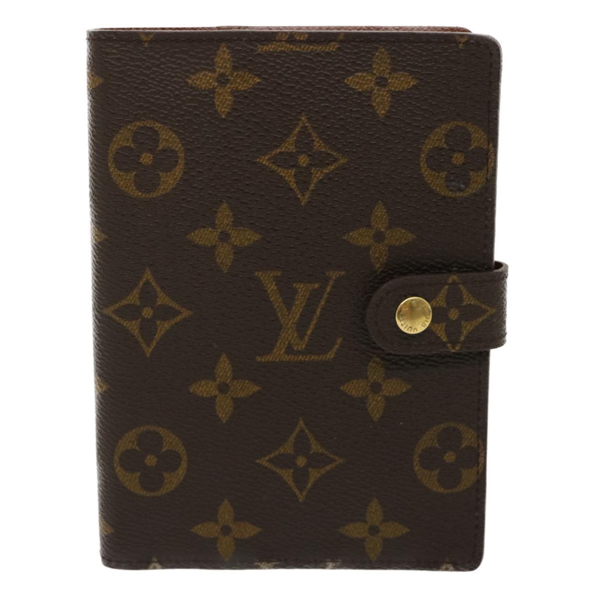 LOUIS VUITTON Monogram Agenda PM Day Planner Cover R20005 LV am470b