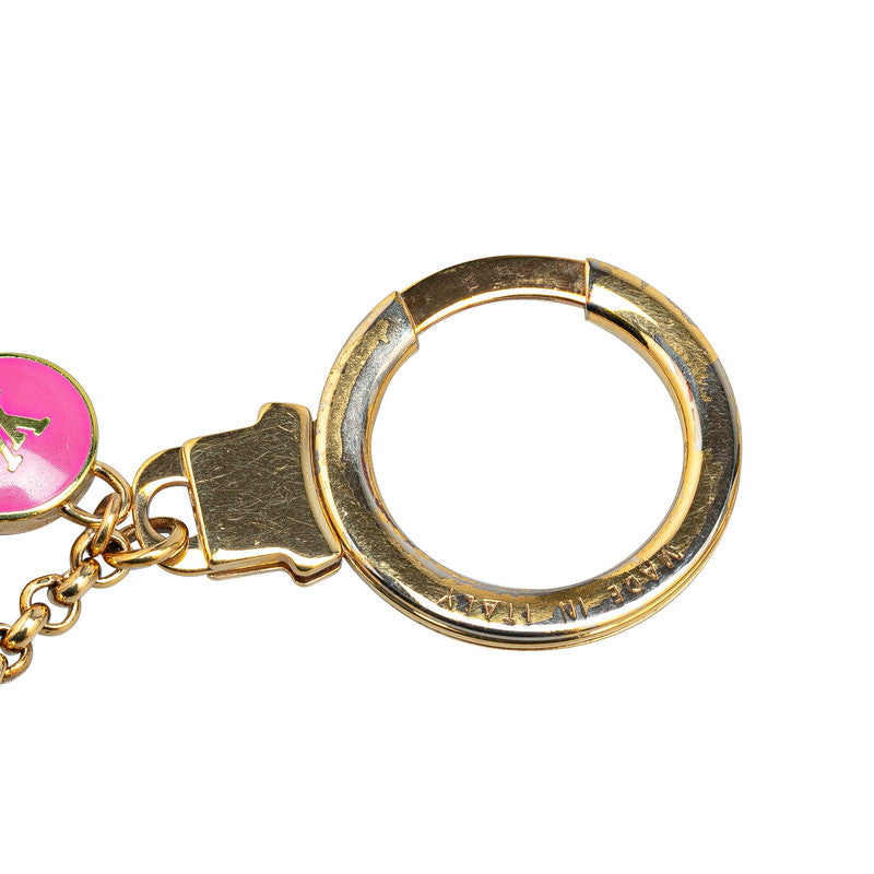 Louis Vuitton Keyring M65380 Gold Multicolor