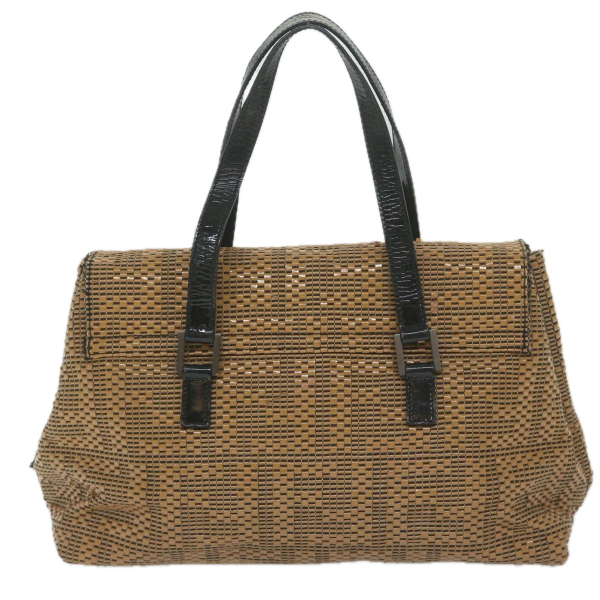 Luxury FendiMamma Baguette Shoulder Bag Leather Brownbs10413