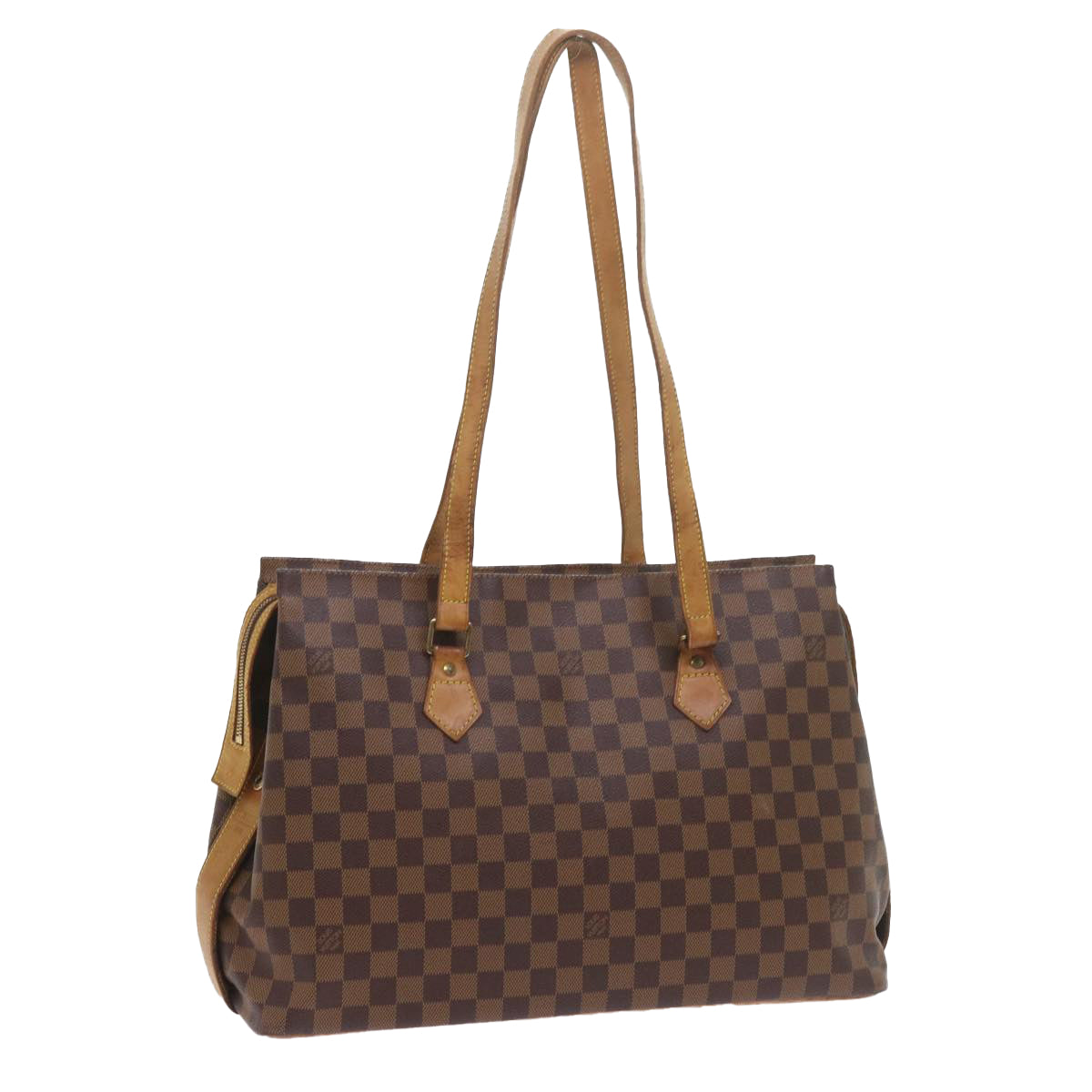 LOUIS VUITTON Damier Ebene Colombine Tote Bag 100th N99037 LV bs10449