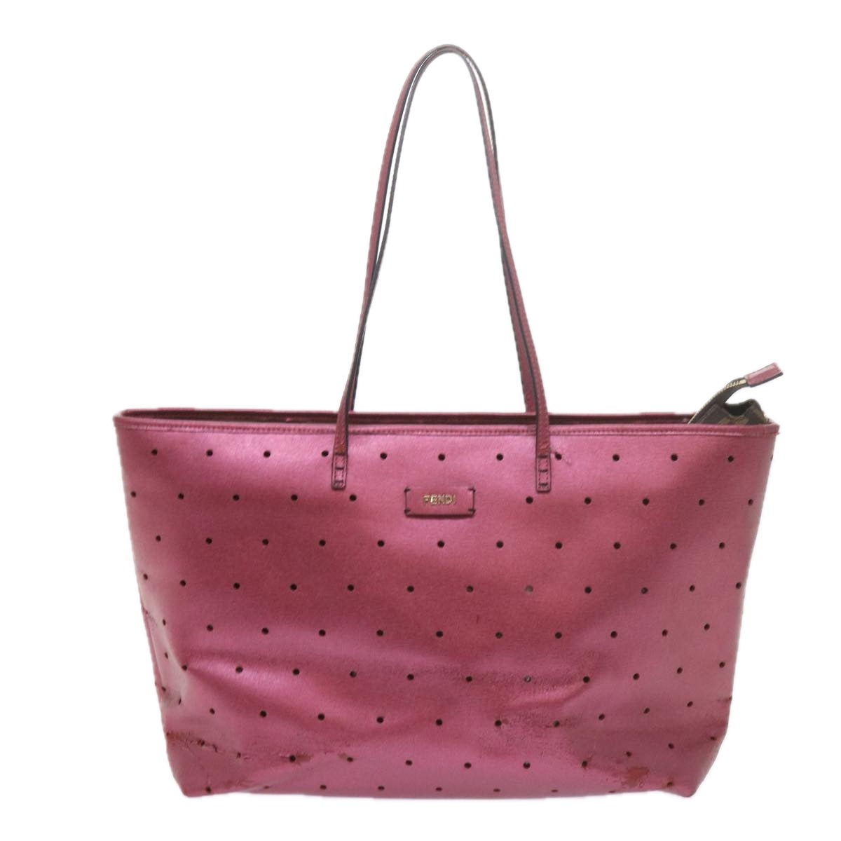 Luxury FendiTote Bag PVC Leather Pinkbs10480