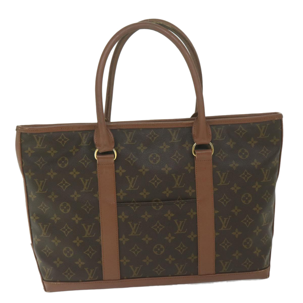LOUIS VUITTON Monogram Sack Weekend PM Hand Bag M42425 LV bs10623