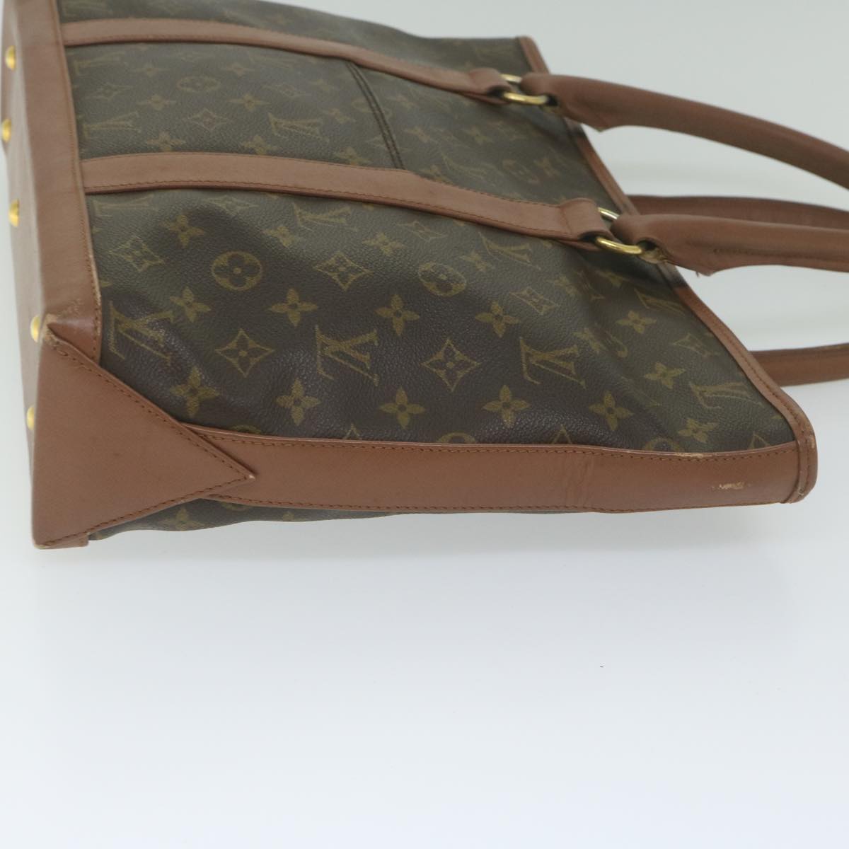 LOUIS VUITTON Monogram Sack Weekend PM Hand Bag M42425 LV bs10623