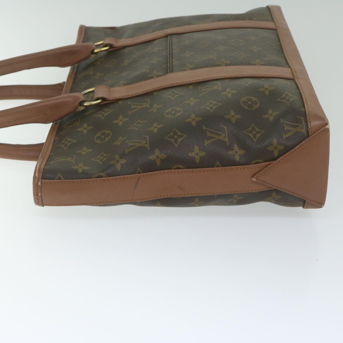 LOUIS VUITTON Monogram Sack Weekend PM Hand Bag M42425 LV bs10623