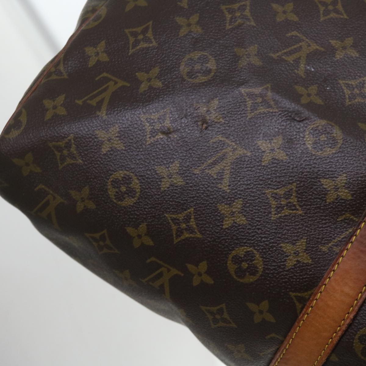 LOUIS VUITTON Monogram Keepall Bandouliere 55 Boston Bag M41414 LV bs10637