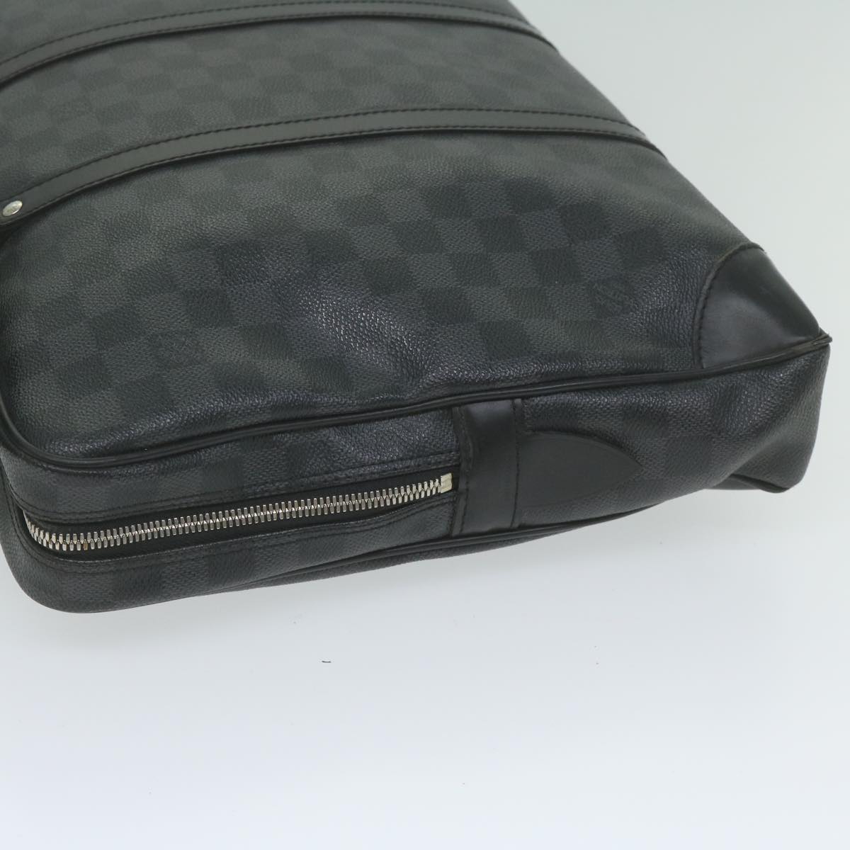 LOUIS VUITTON Damier Grafitte Porte Documents Voyage Bag N41125 LV bs10732
