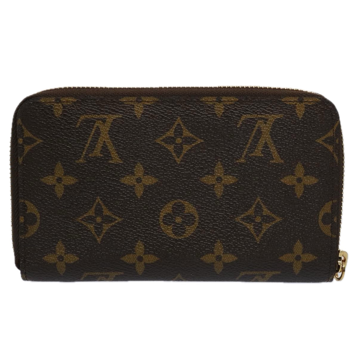 LOUIS VUITTON Monogram Zippy Compact Wallet M62581 LV bs10733