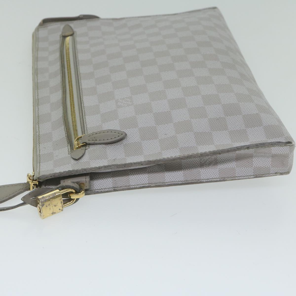 LOUIS VUITTON Damier Color Kit Clutch Bag Gre N41315 LV bs10749