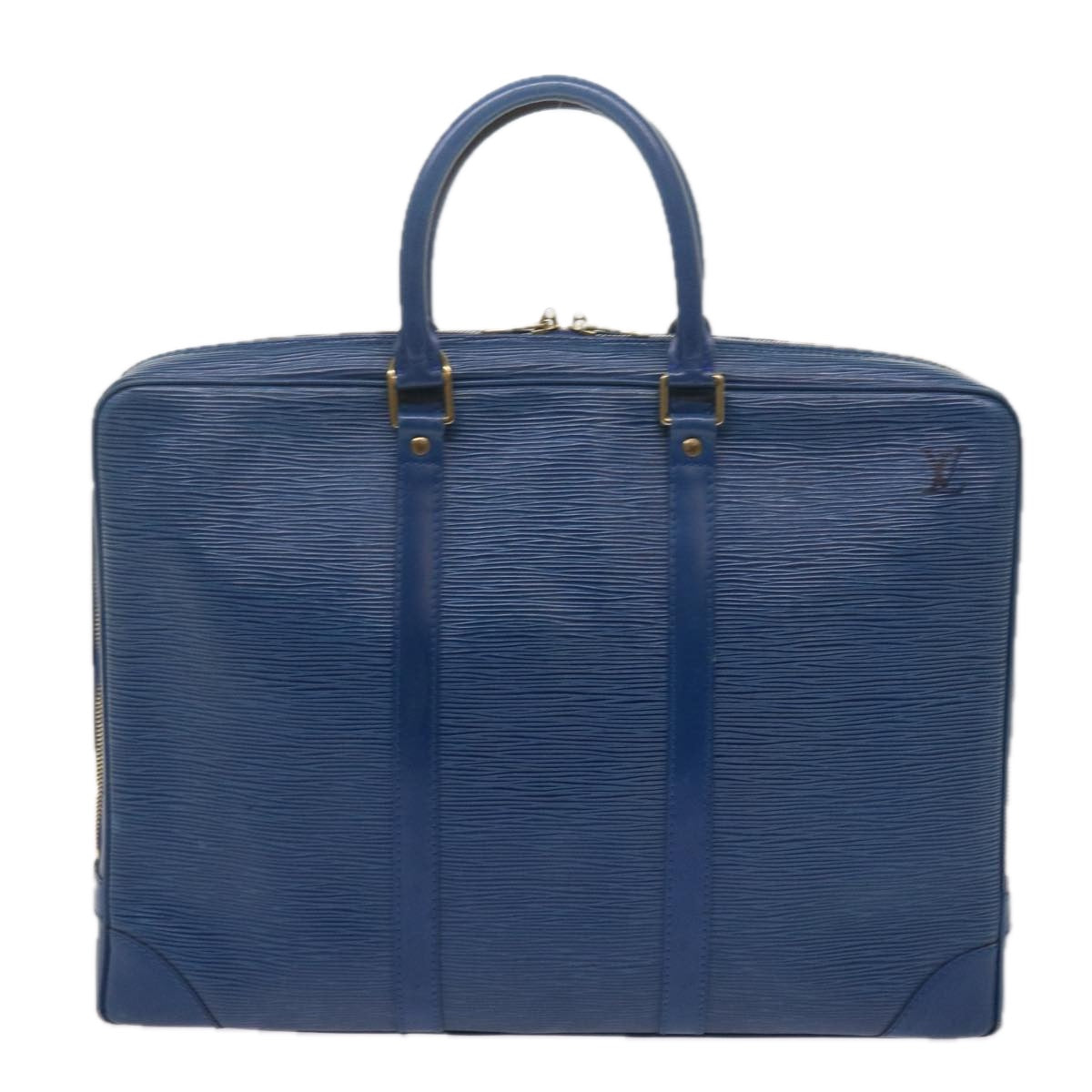 LOUIS VUITTON Epi Porte Documents Voyage Business Bag Blue M54475 bs10755