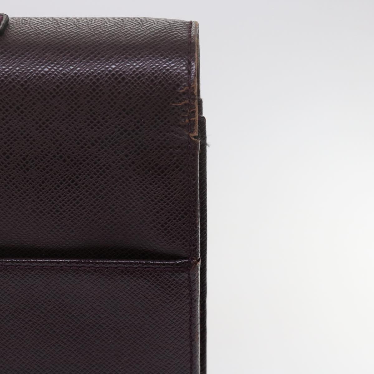 LOUIS VUITTON Taiga Serviette Moskova Business Bag Acajou M30036 LV bs10762