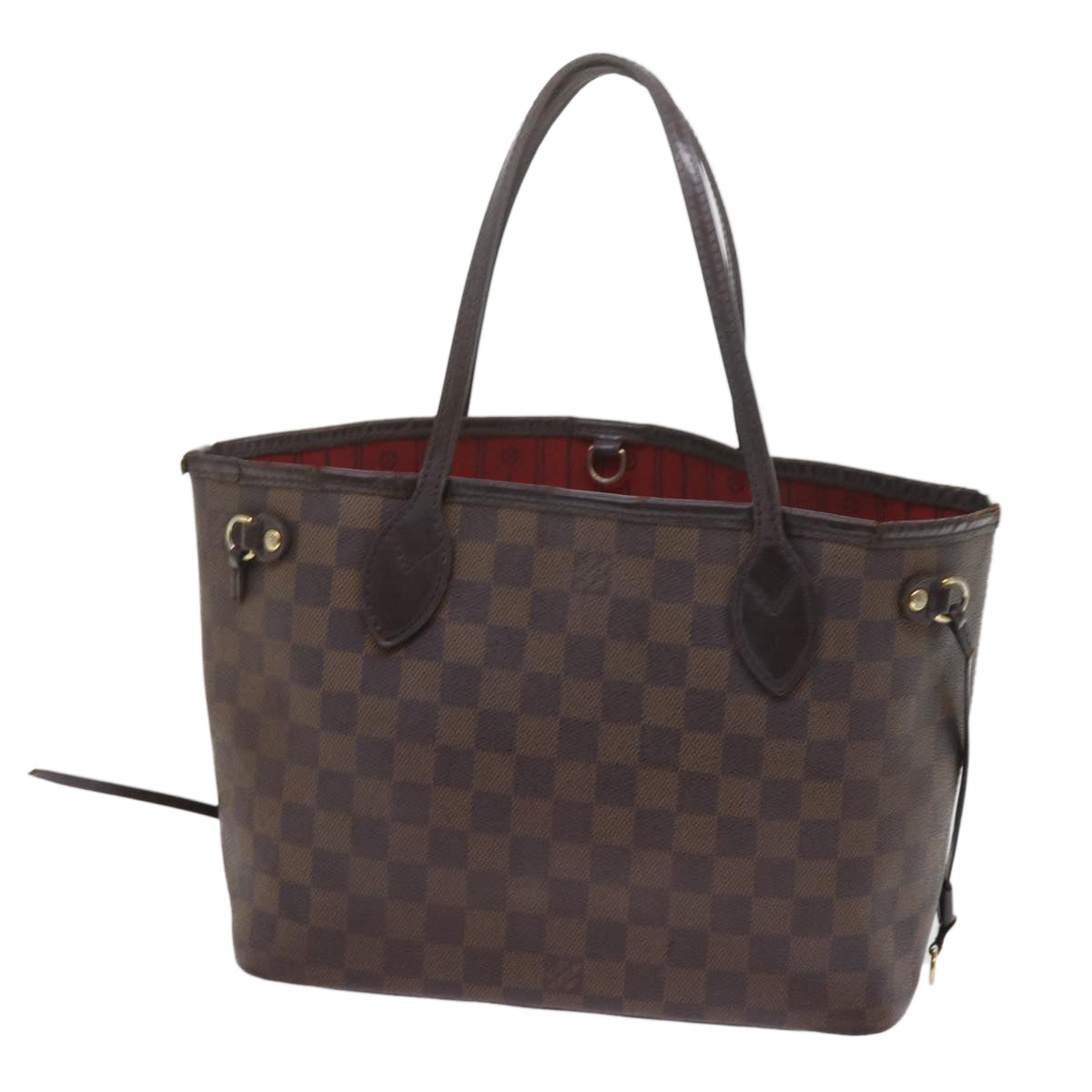 LOUIS VUITTON Damier Ebene Neverfull PM Tote Bag N51109 LV bs10772