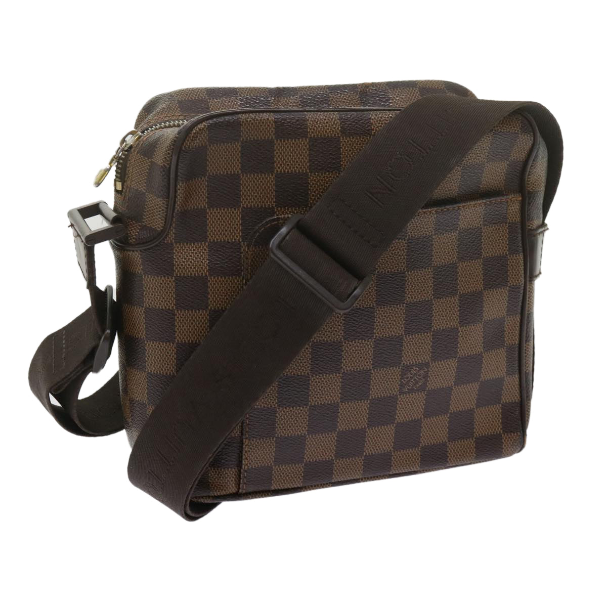 LOUIS VUITTON Damier Ebene Olaf PM Shoulder Bag N41442 LV bs10828