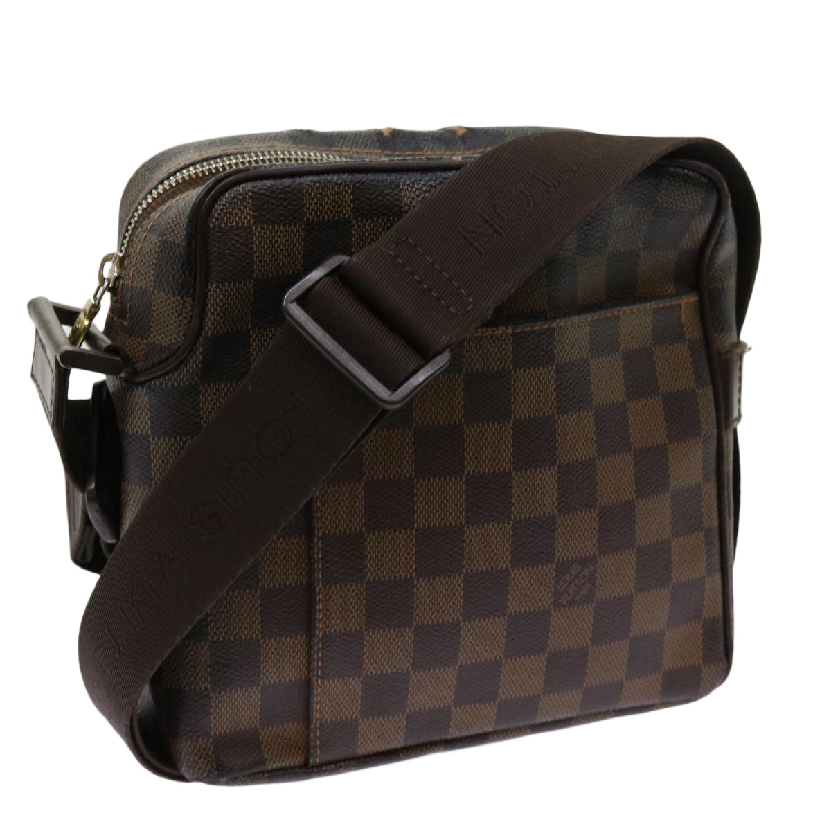 LOUIS VUITTON Damier Ebene Olaf PM Shoulder Bag N41442 LV bs10853