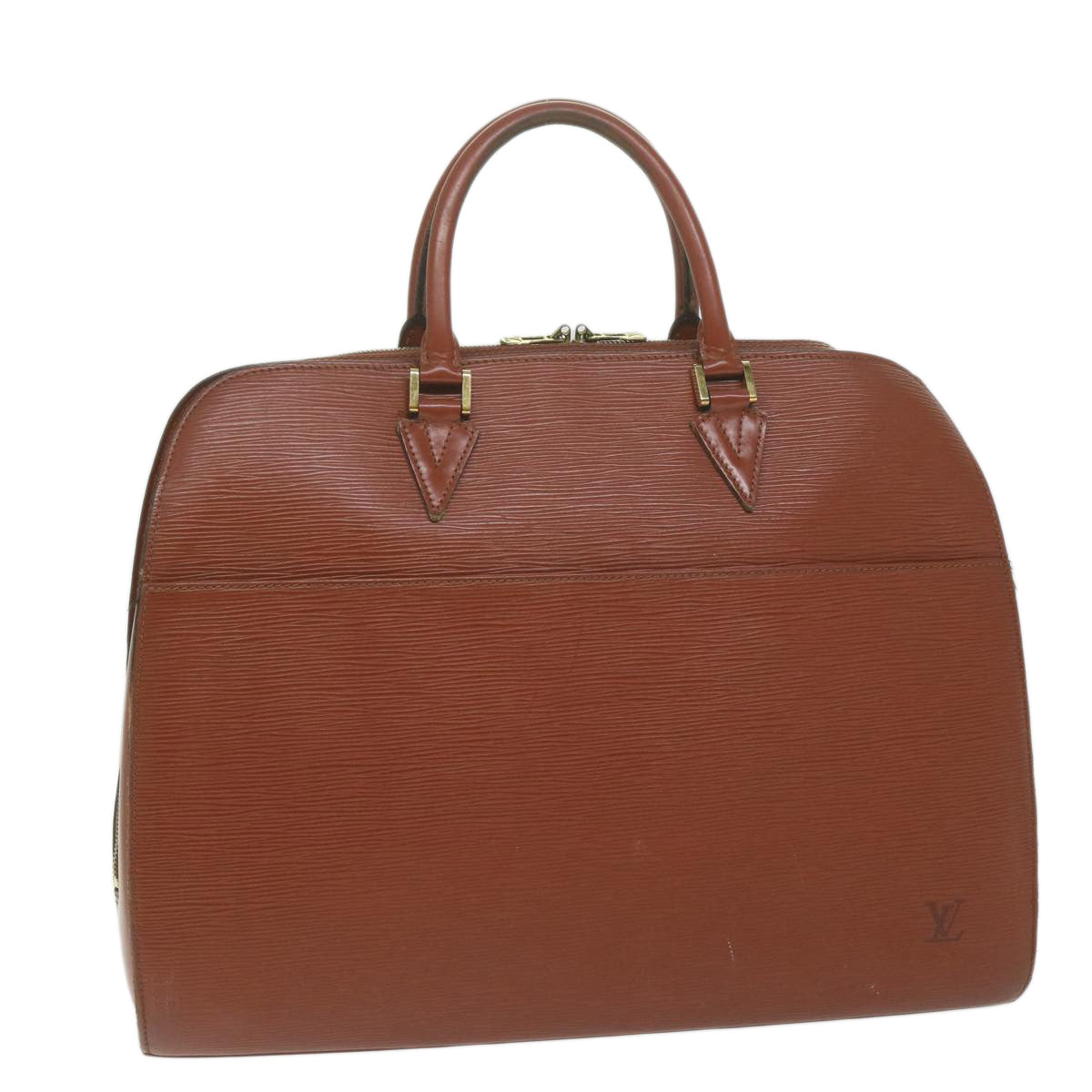 LOUIS VUITTON Epi Sorbonne Hand Bag Brown M54513 LV bs10855