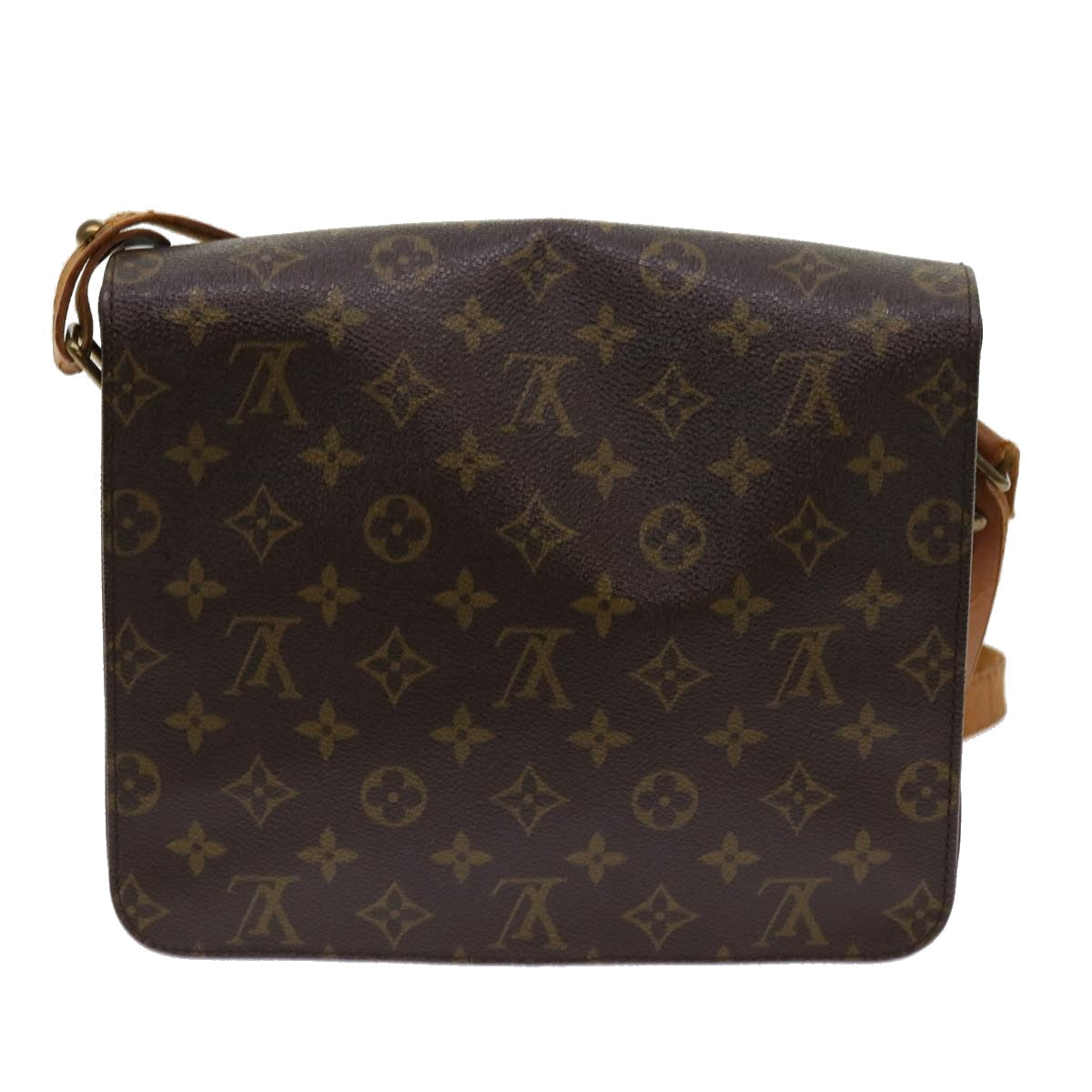 LOUIS VUITTON Monogram Cartouchiere GM Shoulder Bag M51252 LV bs10862