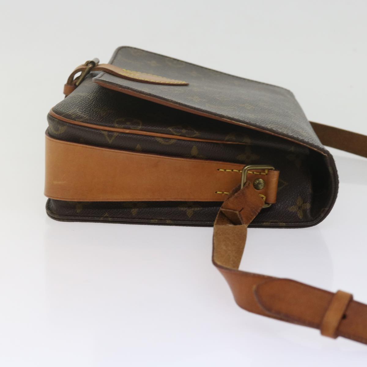 LOUIS VUITTON Monogram Cartouchiere GM Shoulder Bag M51252 LV bs10864
