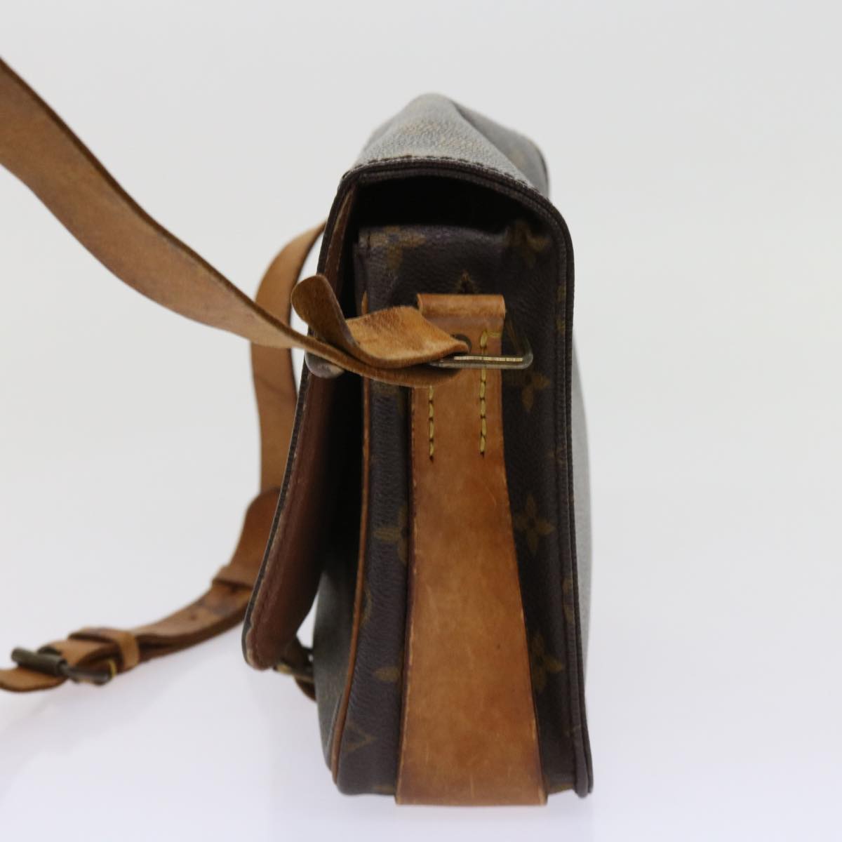 LOUIS VUITTON Monogram Cartouchiere MM Shoulder Bag M51253 LV bs10866