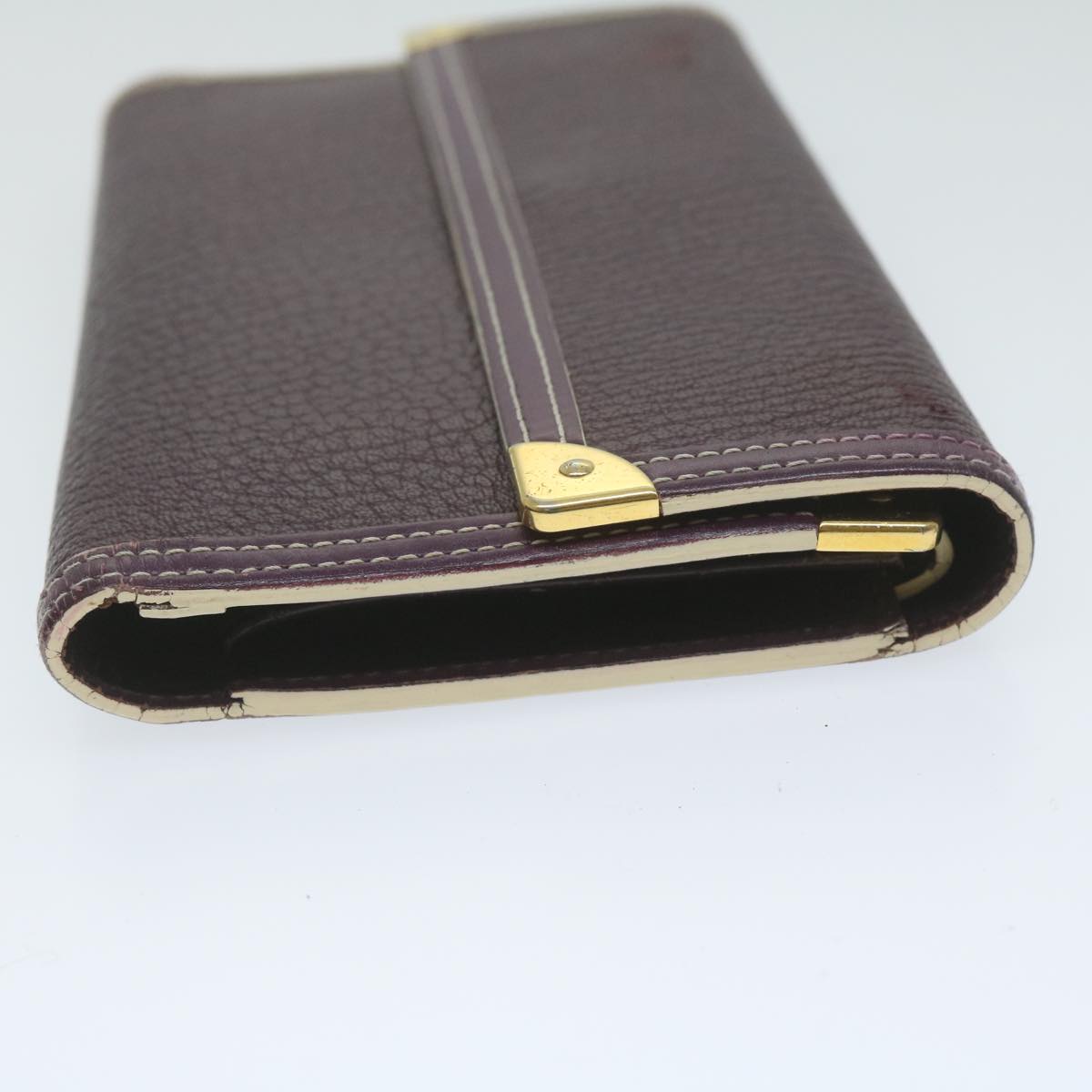 LOUIS VUITTON Suhari Porte Tresor International Purple M91838 LV bs10901