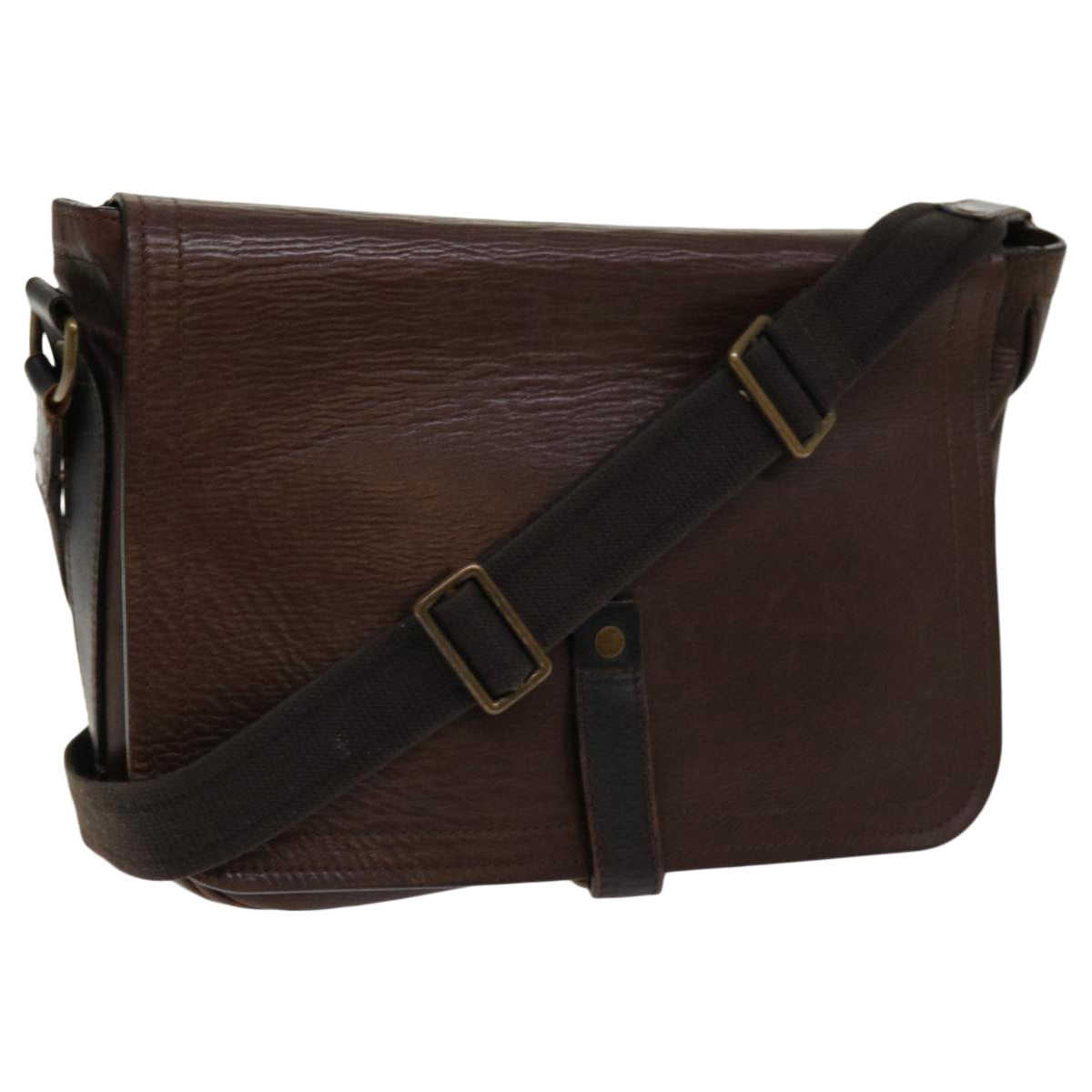 LOUIS VUITTON Utah Messenger Shoulder Bag Leather Brown M32625 LV bs10902