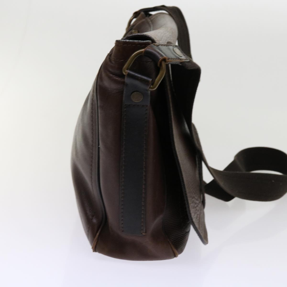 LOUIS VUITTON Utah Messenger Shoulder Bag Leather Brown M32625 LV bs10902