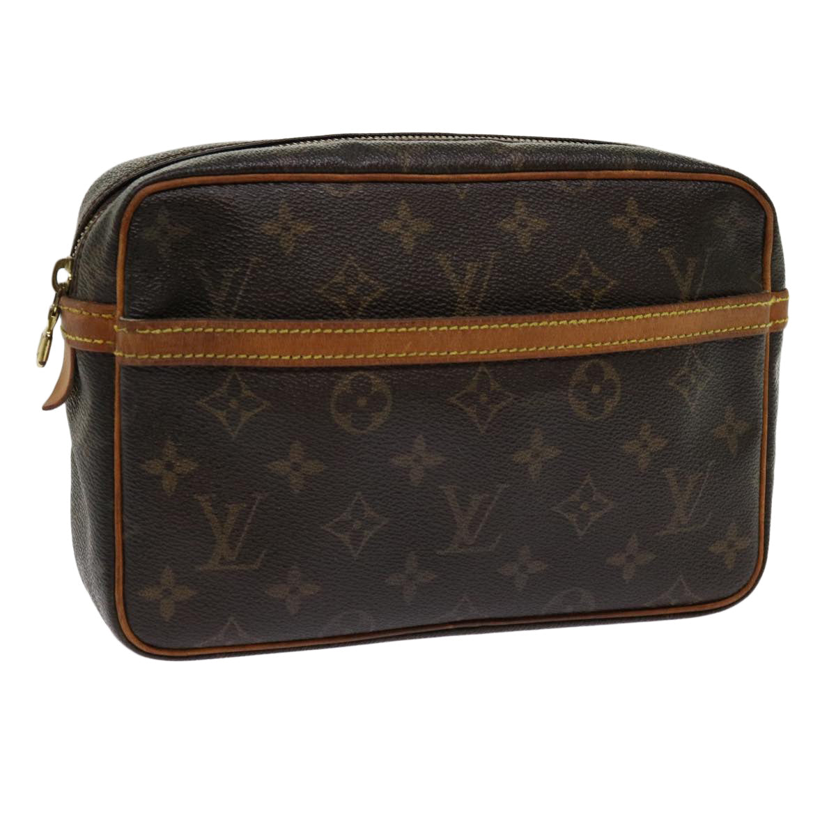 LOUIS VUITTON Monogram Compiegne 23 Clutch Bag M51847 LV bs10934