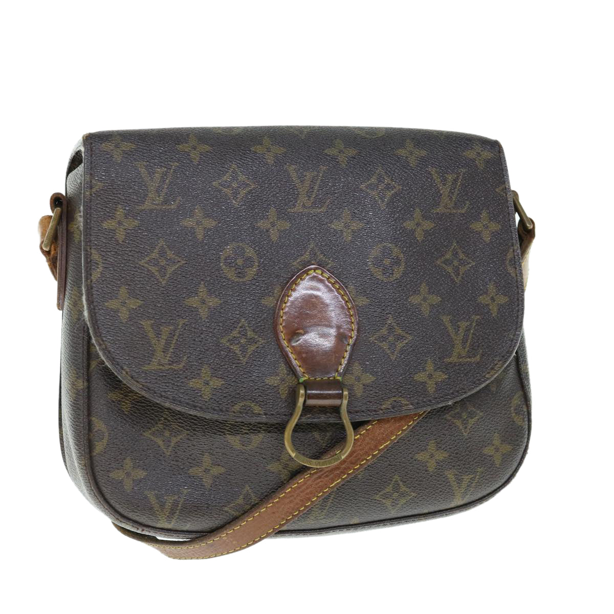 LOUIS VUITTON Monogram Saint Cloud GM Shoulder Bag M51242 LV bs10982