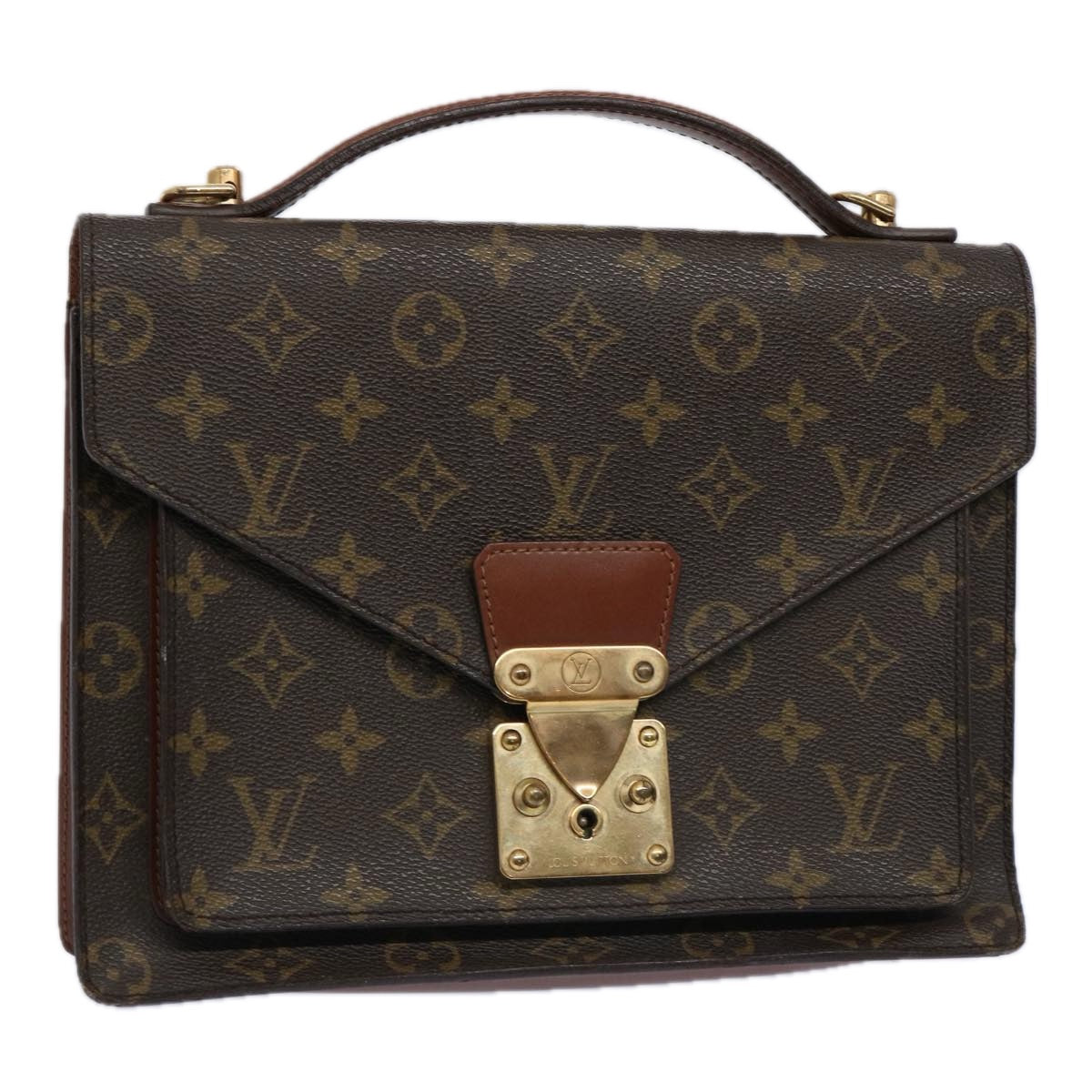 LOUIS VUITTON Monogram Monceau 26 Shoulder Bag 2way M51187 LV bs10987