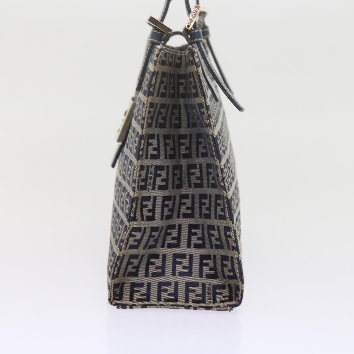 Luxury FendiZucchino Canvas Mamma Baguette Shoulder Bag Navybs11001
