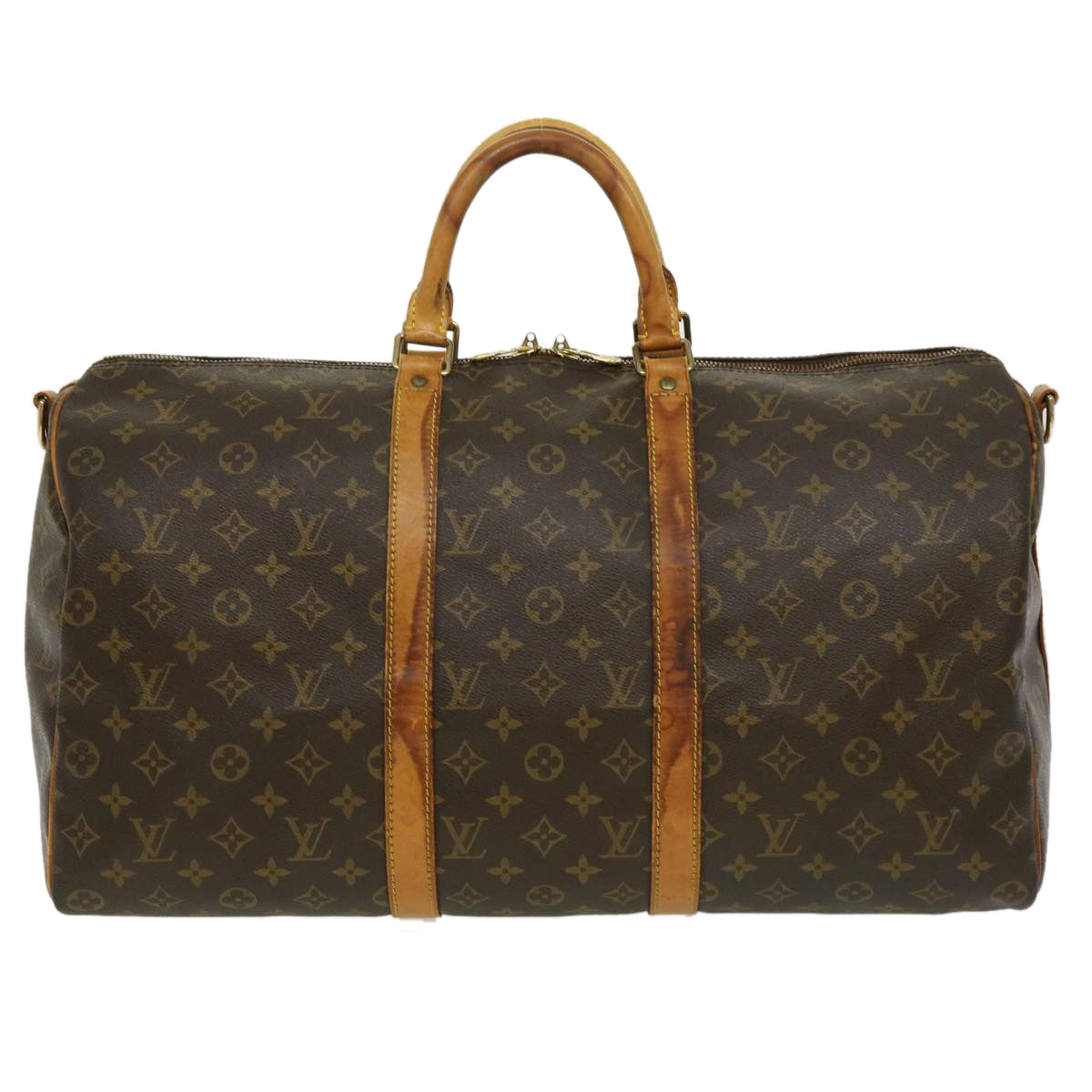 LOUIS VUITTON Monogram Keepall Bandouliere 50 Boston Bag M41416 LV bs1102
