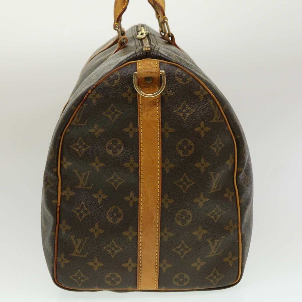 LOUIS VUITTON Monogram Keepall Bandouliere 50 Boston Bag M41416 LV bs1102