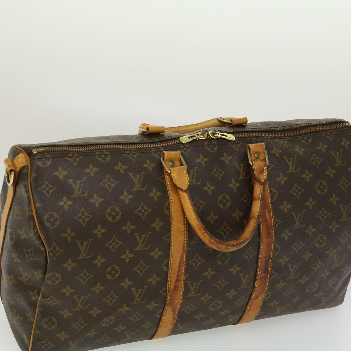 LOUIS VUITTON Monogram Keepall Bandouliere 50 Boston Bag M41416 LV bs1102