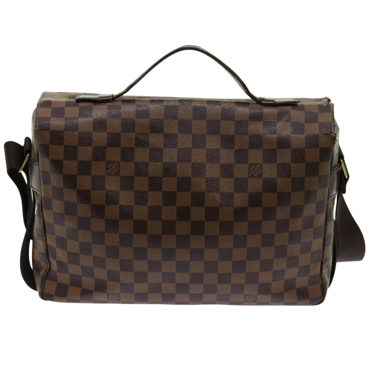 LOUIS VUITTON Damier Ebene Broadway Shoulder Bag N42270 LV bs11070