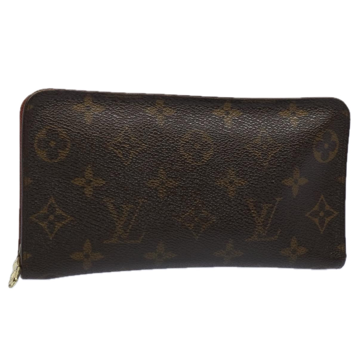 LOUIS VUITTON Monogram Porte Monnaie Zip Long Wallet M61727 LV bs11144