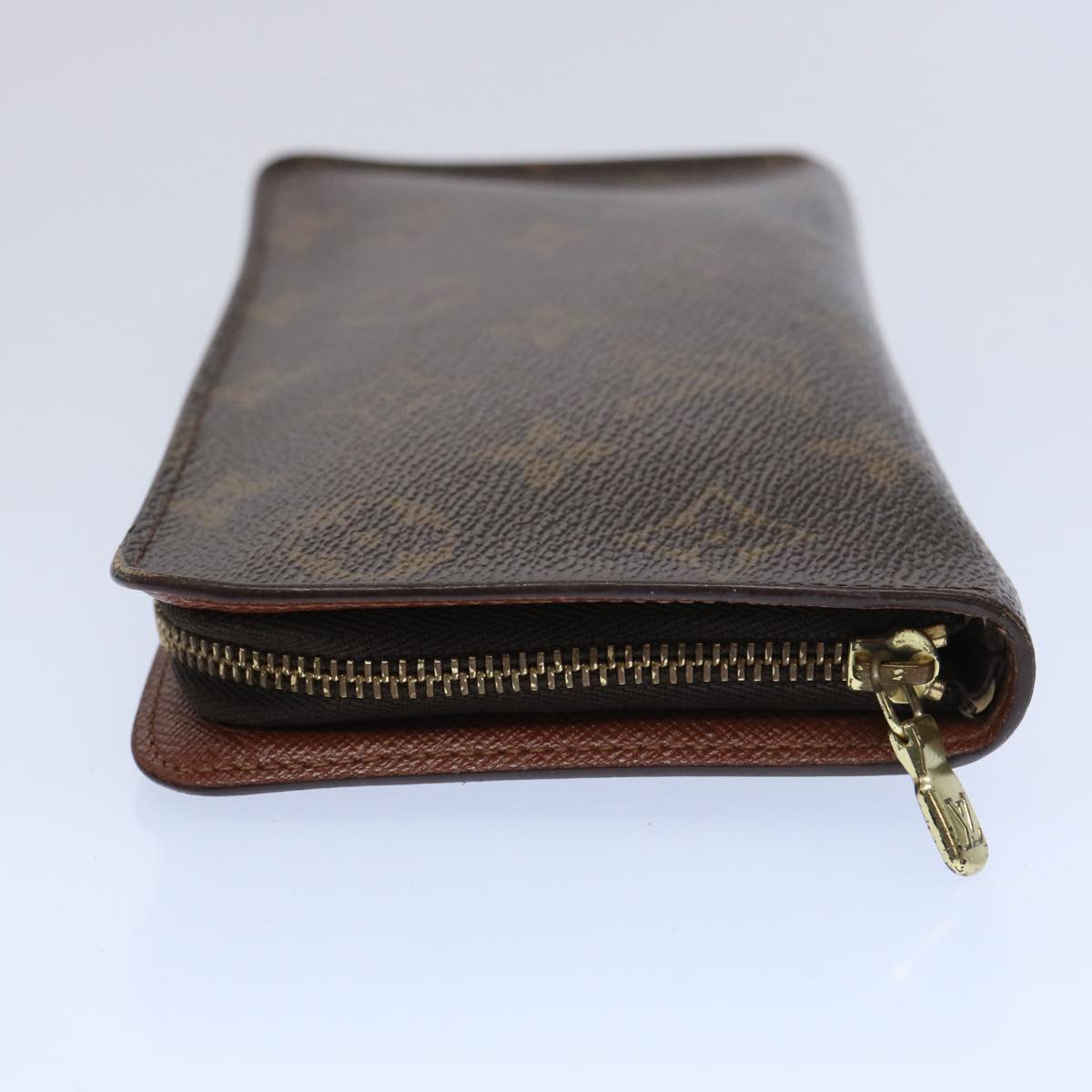 LOUIS VUITTON Monogram Porte Monnaie Zip Long Wallet M61727 LV bs11144