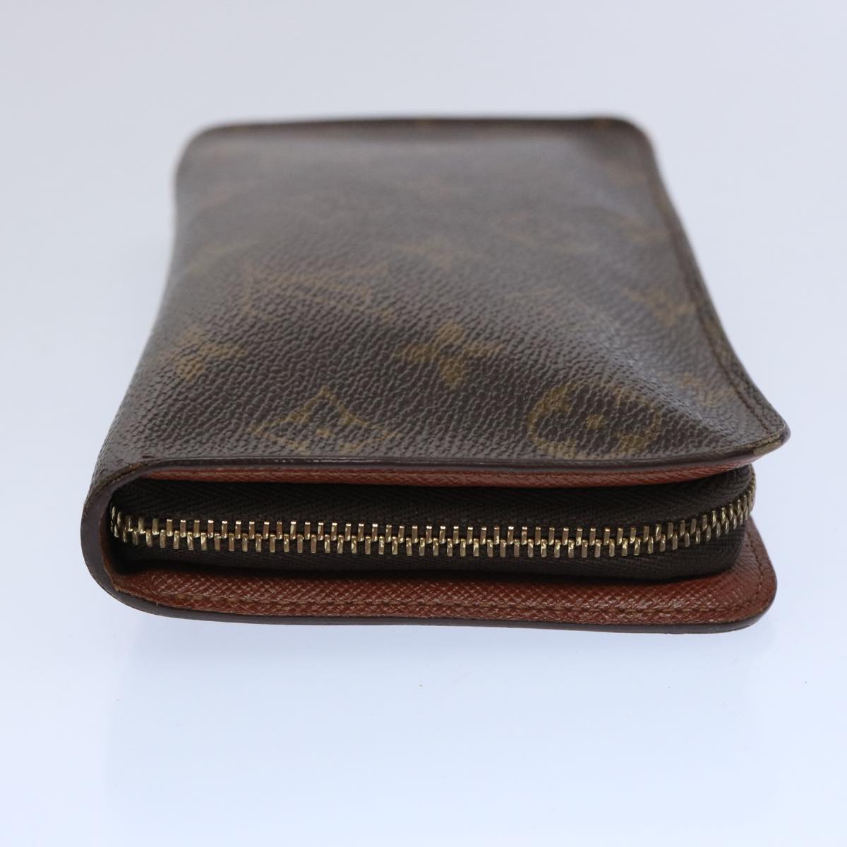 LOUIS VUITTON Monogram Porte Monnaie Zip Long Wallet M61727 LV bs11144