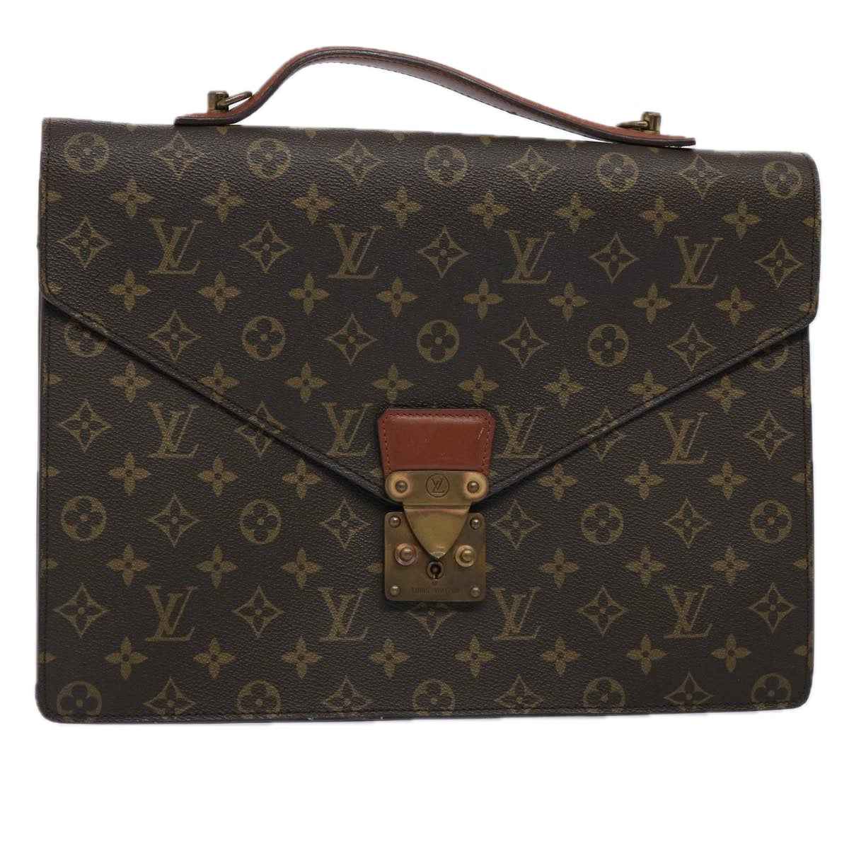 LOUIS VUITTON Monogram Porte Documents Voyage Business Bag M53361 bs11145