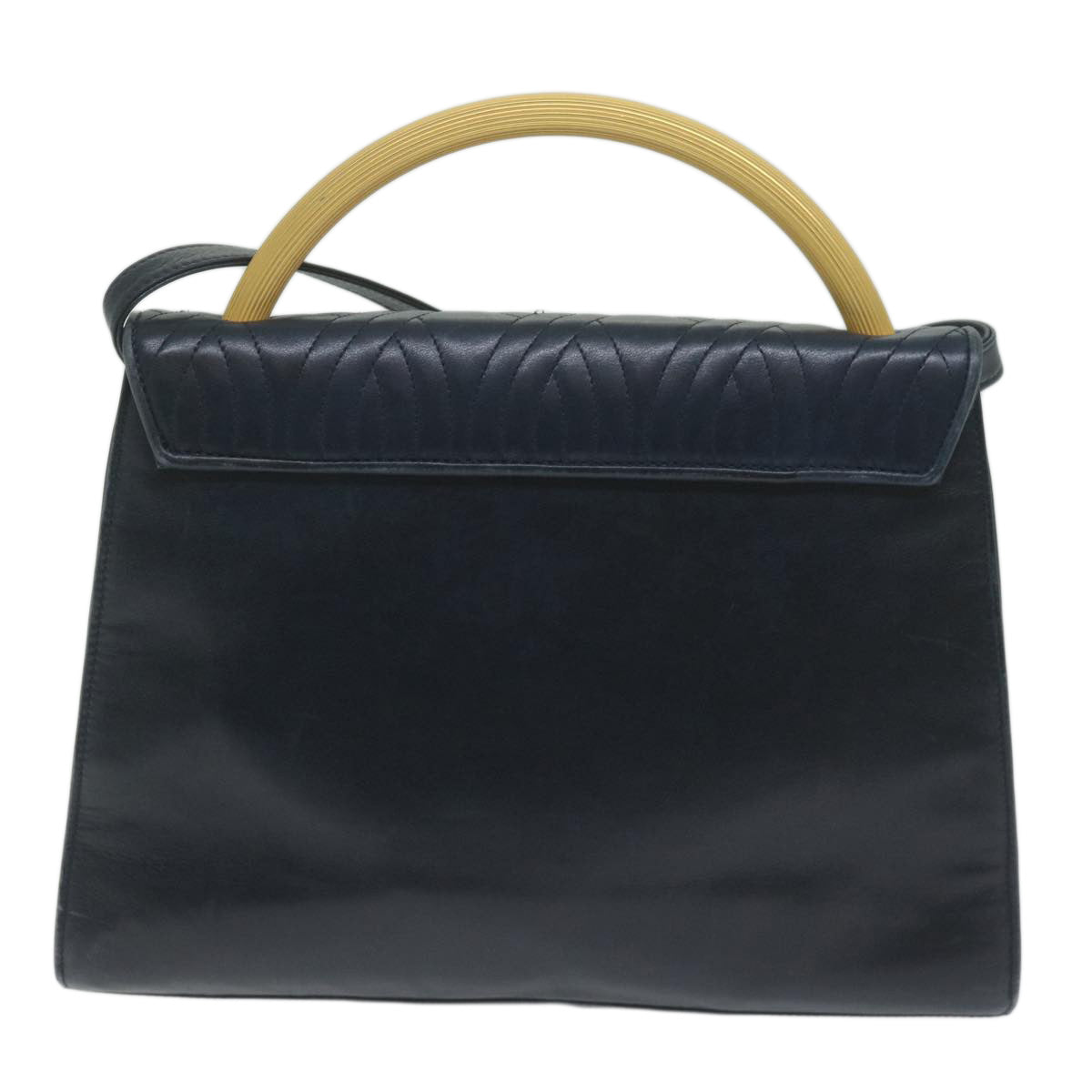 Luxury FendiHand Bag Leather Navybs11310