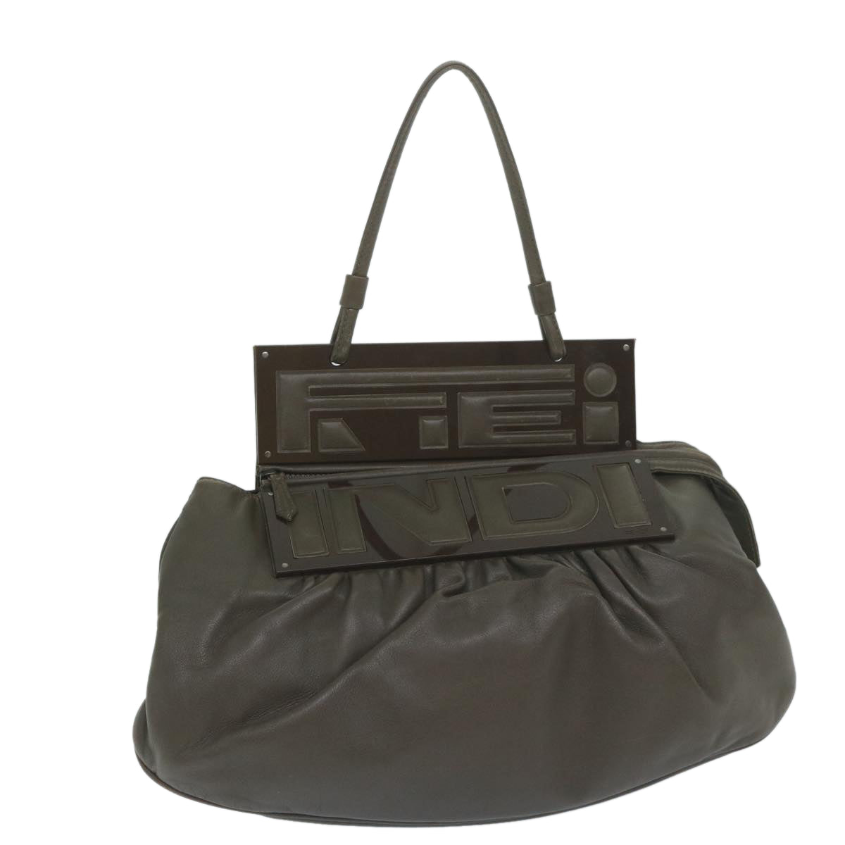 Luxury FendiShoulder Bag Leather Brownbs11438
