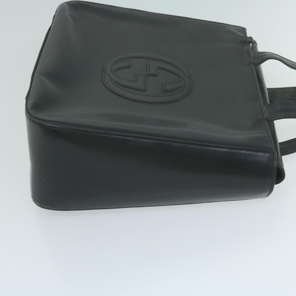 GUCCI Shoulder Bag Leather 2Set Black  bs11513