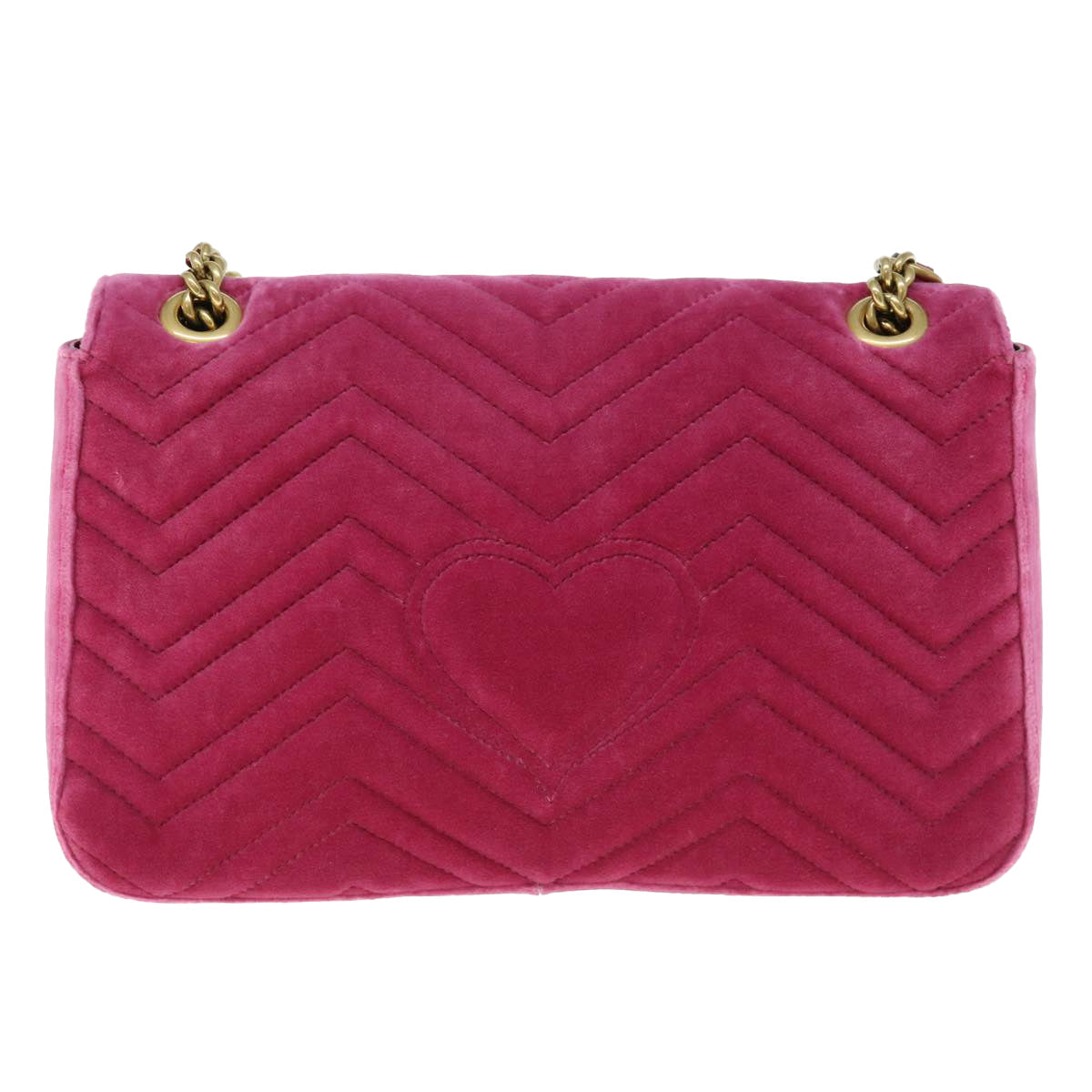 GUCCI Shoulder Bag Velor Pink 443496  bs11601