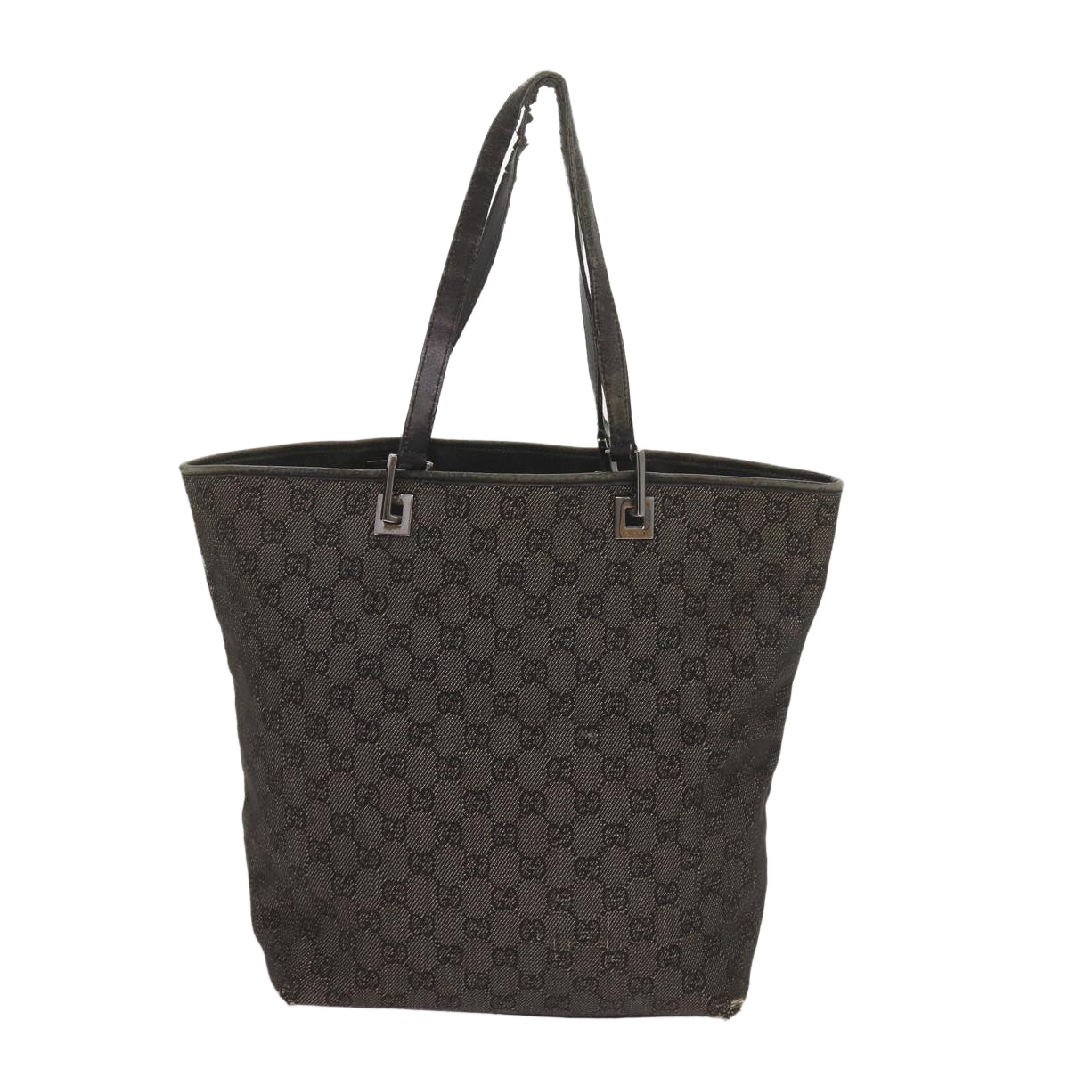 GUCCI GG Canvas Shoulder Hand Bag patent 3Set Brown Black khaki  bs11673